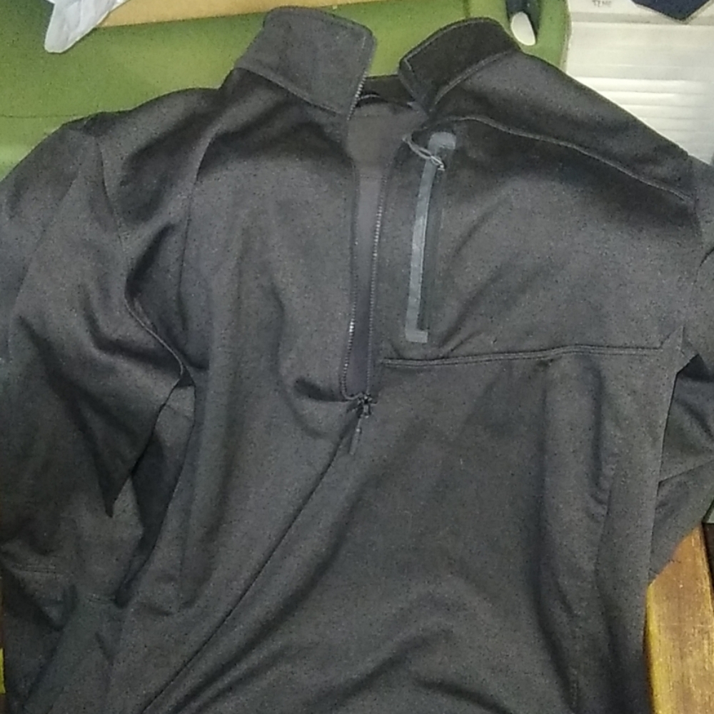 Northface sweater jacket Grey size large